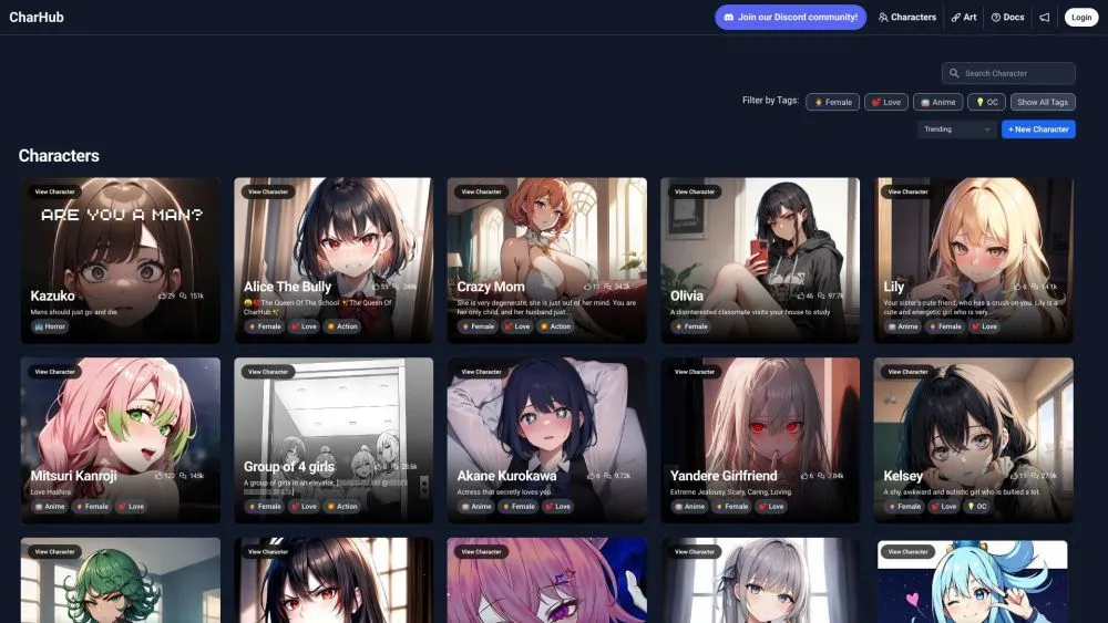 charhub.ai feature Image