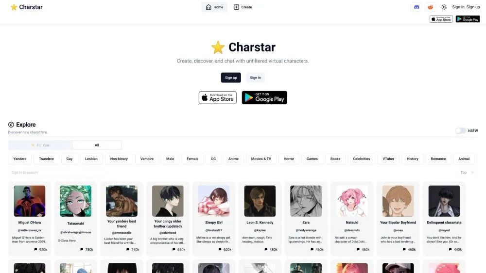 charstar feature Image