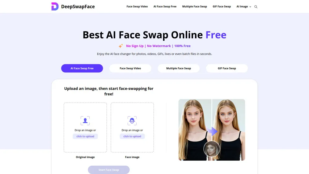 deepswapface feature Image